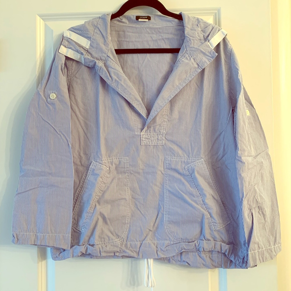 Jcrew Striped Pop over top